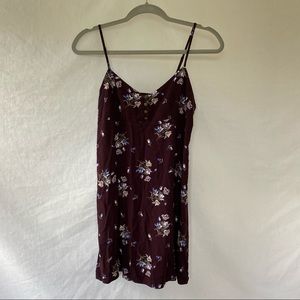 Urban Outfitters Purple Floral Mini Dress